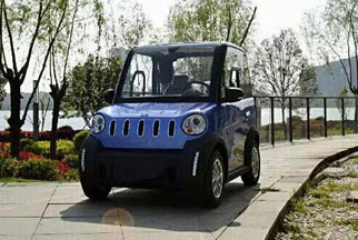 Mopedbil Titan Zero R4 blå